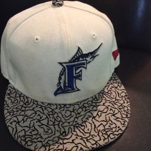 New Era Florida Marlins Custom Hat Adjustable